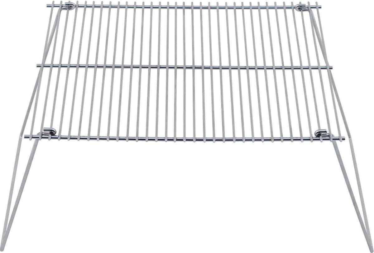 Inklapbaar grillrooster 38 x 25 cm outdoor grillrooster om neer te zetten rooster strandgrill