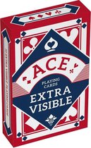 ACE speelkaarten - extra grote opdruk - blauw
