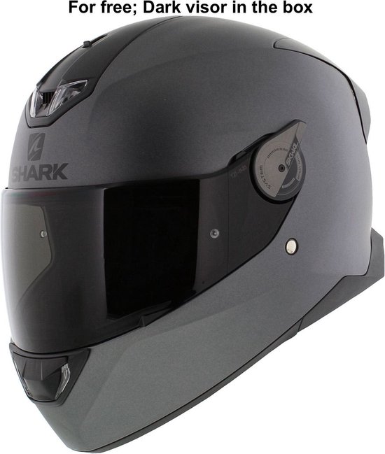 Casque intégral Shark Skwal 2 Blank noir (avec éclairage LED