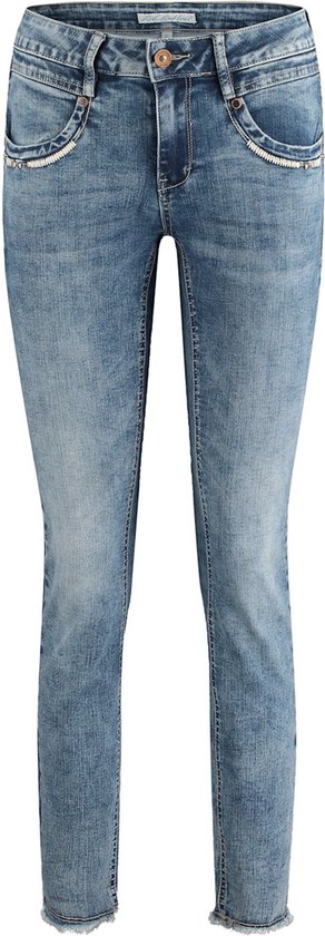 Red Button Jeans Sissy SRB2885 Donker Blauw stone washed W32 / XS