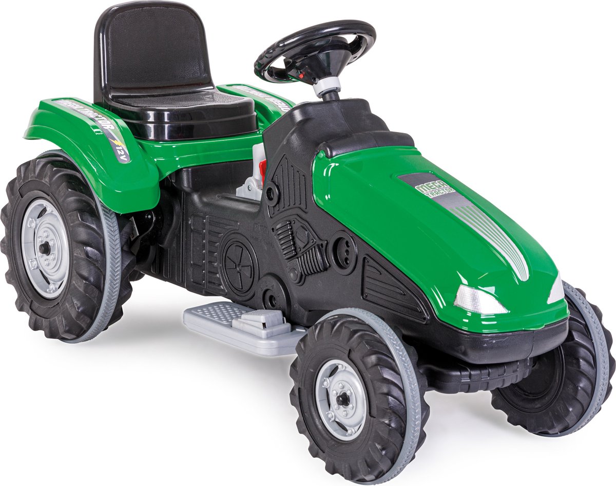 FALK - Super Builder Construction Rig - Stoel En Stuur Die Open Kan Met Claxon Aanhanger Zeef