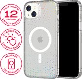 Tech21 Evo Sparkle - iPhone 14 Plus hoesje - Schokbestendig telefoonhoesje - Geschikt voor MagSafe - Holografisch Glitter - 3,6 meter valbestendig