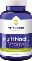 Vitakruid Multivitamine Nacht vrouw Voedingssupplement - 90 tabletten