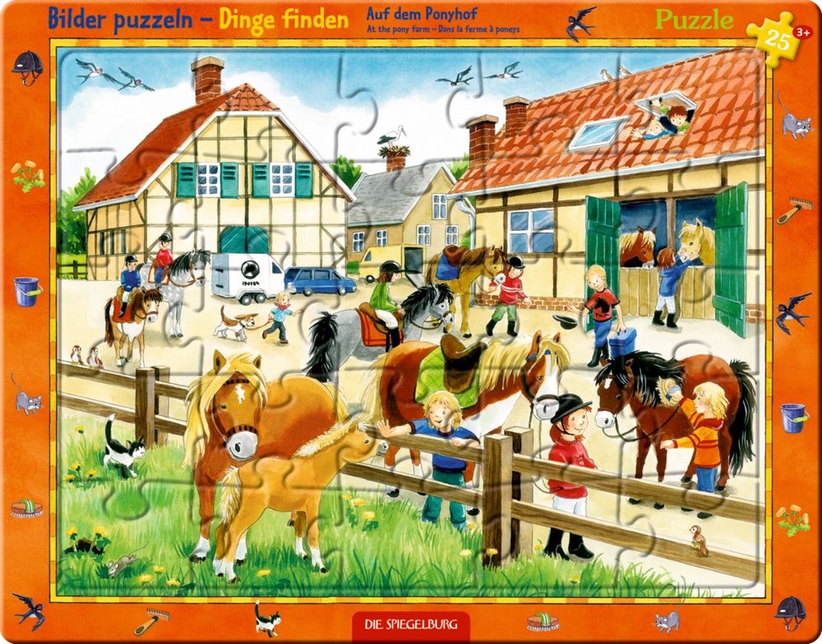 Akar Toys - Ferme - Puzzle / Puzzle XXL / Tapis de jeu / Jouets