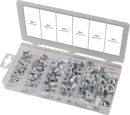 KS Tools 970.0150 Assortiment blindklinknagels, 400-dlg