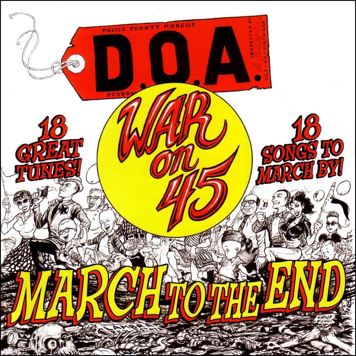 D.O.A. - War On 45 (LP) (40th Anniversary) (Limited Edition) (Coloured Vinyl)