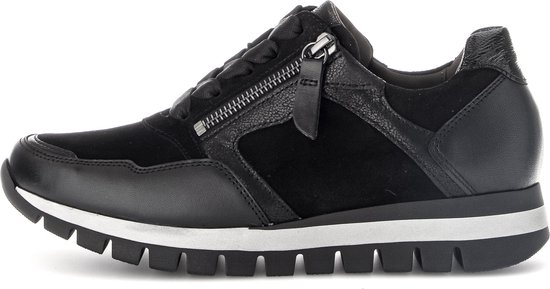 Gabor Gabor Dames Sneakers - zwart - Maat 40,5 Dames Sneakers - zwart - Maat 40,5