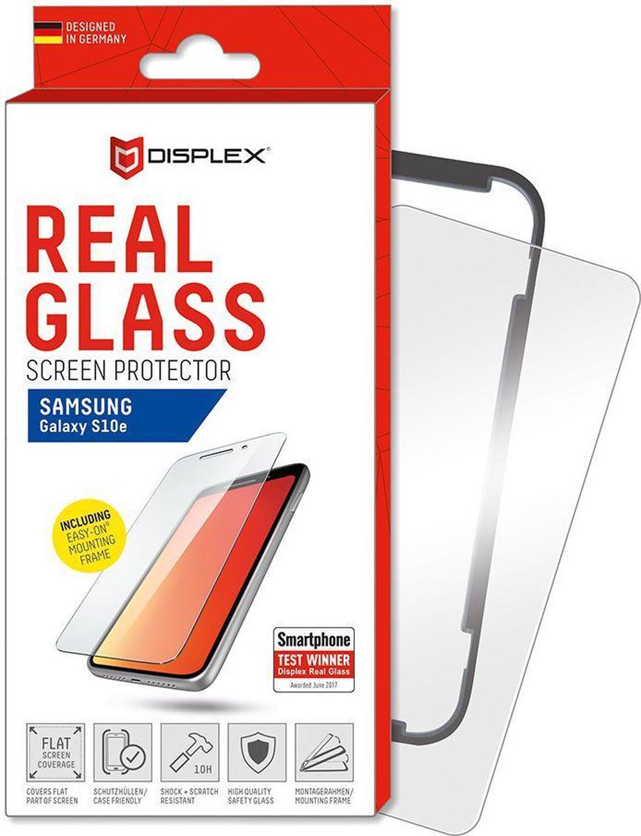Displex Real Glass for Galaxy S10e clear
