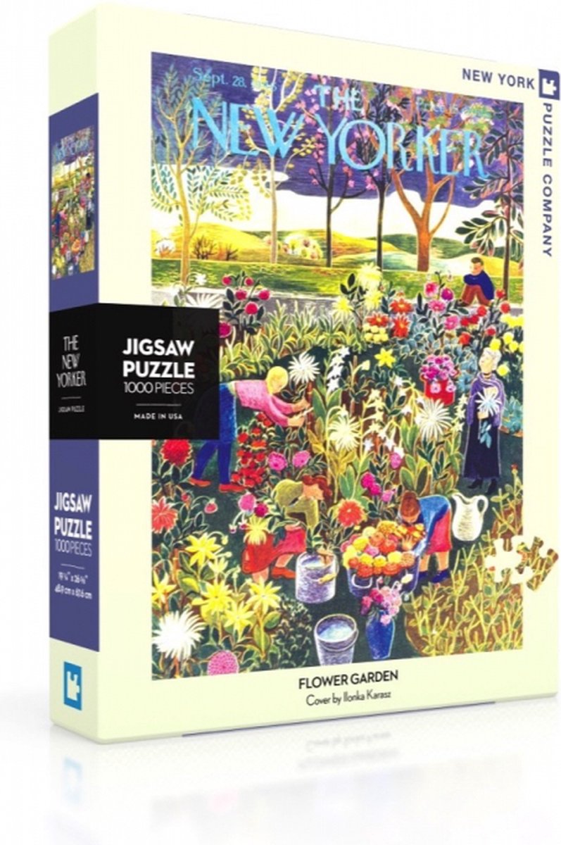 New York Puzzle Company - New Yorker Flower Garden - 1000 stukjes puzzel