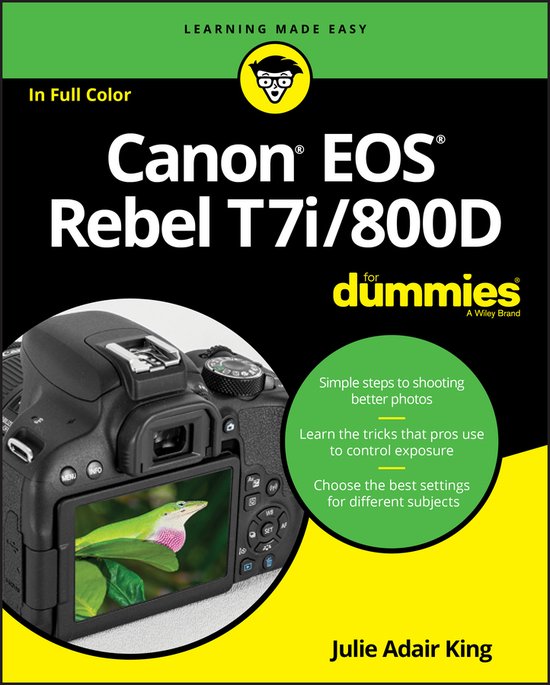 Canon Eos Rebel T7i/800d for Dummies - cover