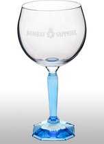 2 glazen van Bombay Sapphire