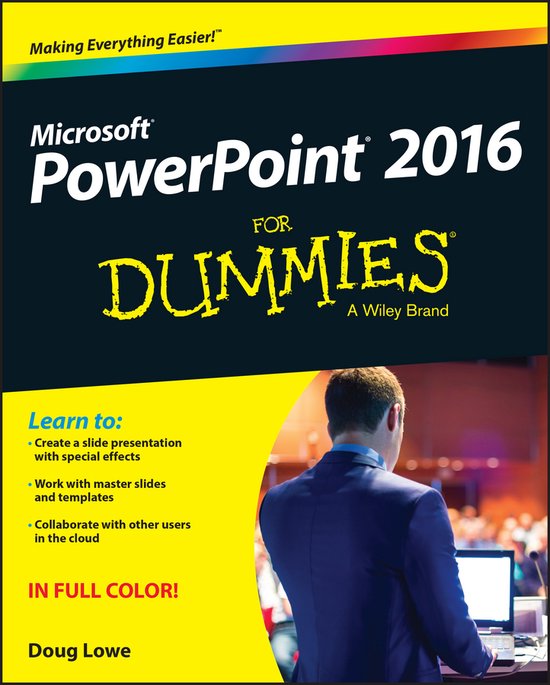 PowerPoint 2016 For Dummies - cover