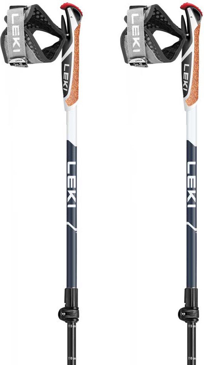 Leki Smart Supreme Stokken Zilver 110-130 cm