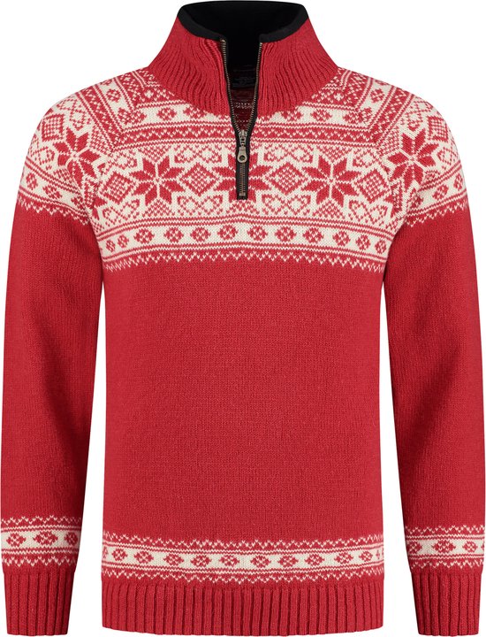 Noorse pullover in Setesdals-design van 100% zuivere wol,