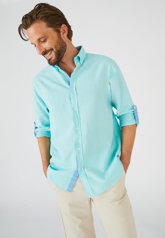 SP509 - Premium linnen heren overhemd korte mouwen | Shirt Discounter