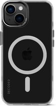 DECODED Clear Case Back Cover - iPhone 14 en 13 - Gerecycleerd Materiaal - Doorzichtig Hoesje - Magnetische Technologie van Apple - Transparant