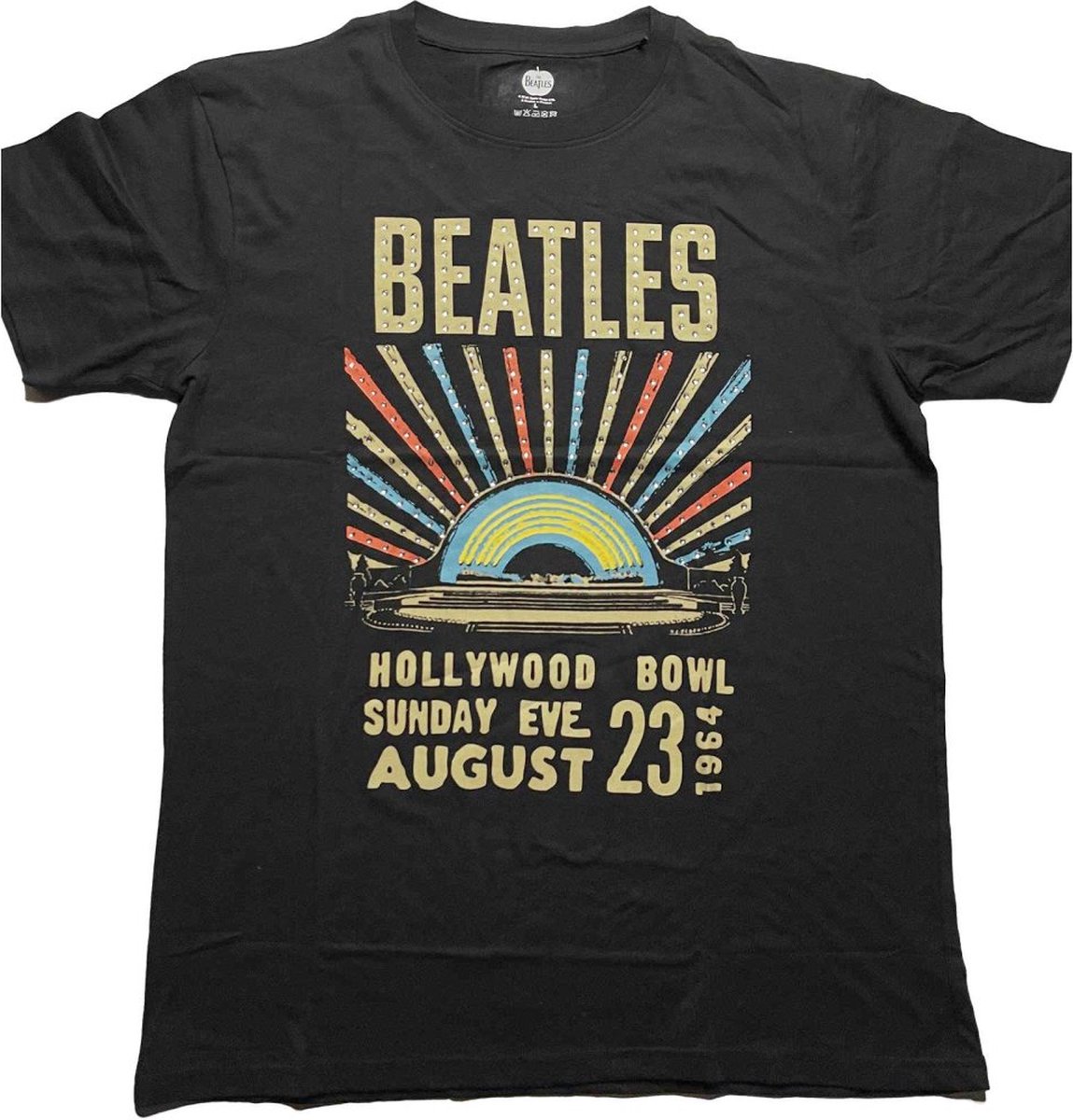 The Beatles - Hollywood Bowl Heren Tshirt - 2XL - Zwart