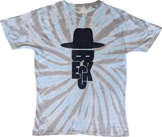 Beck - Bandit Heren T-shirt - M - Blauw/Grijs