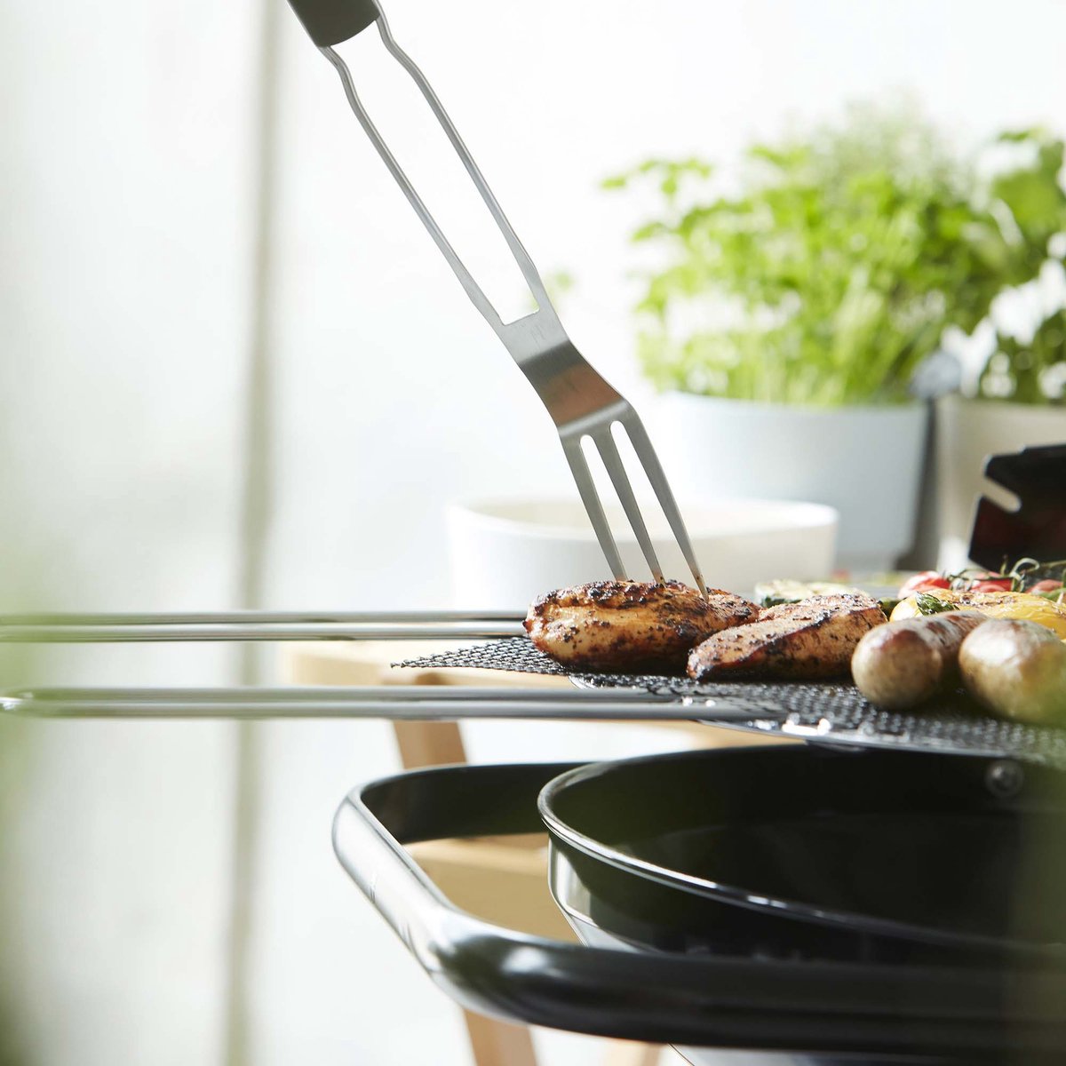 Barbecook - BBQ Rooster Rond - BBQ Grill - Braadrooster - Chroom - 50cm ...