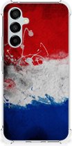Telefoon Hoesje Geschikt voor Samsung Galaxy A54 Leuk Hoesje met transparante rand Nederlandse Vlag