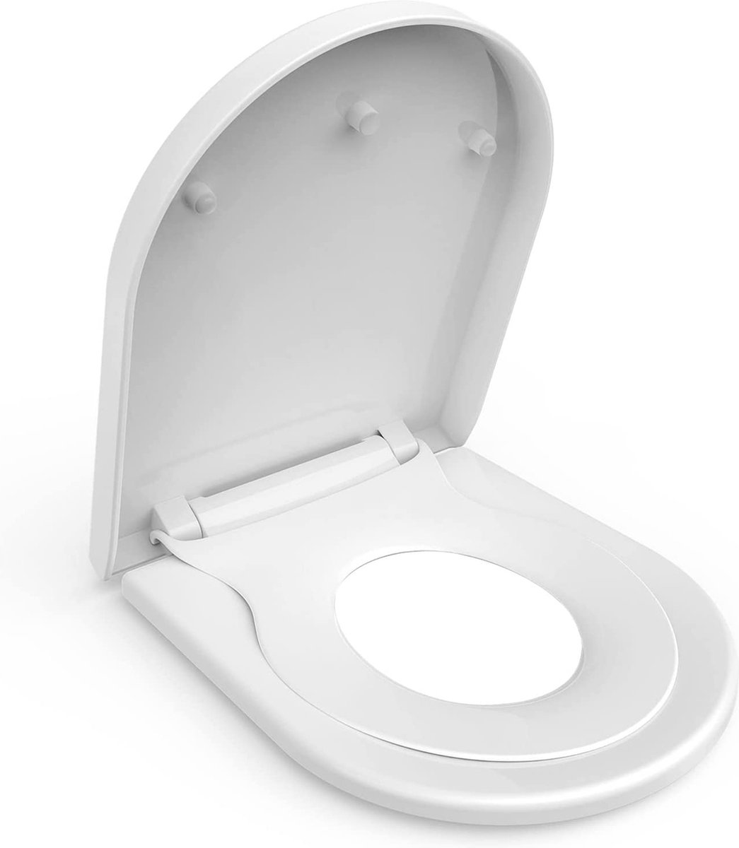 Luxe toilet bril met deksel bol