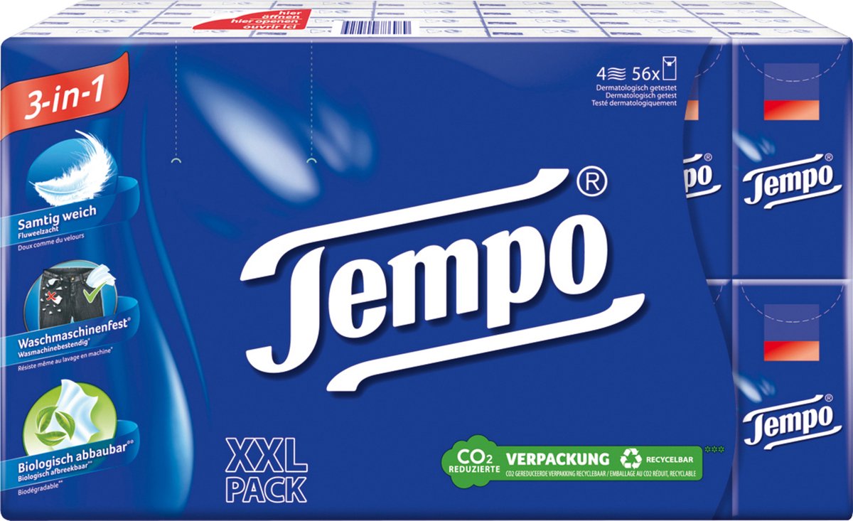Goedkoopste Tempo Zakdoekjes (56x10 St), 560 St