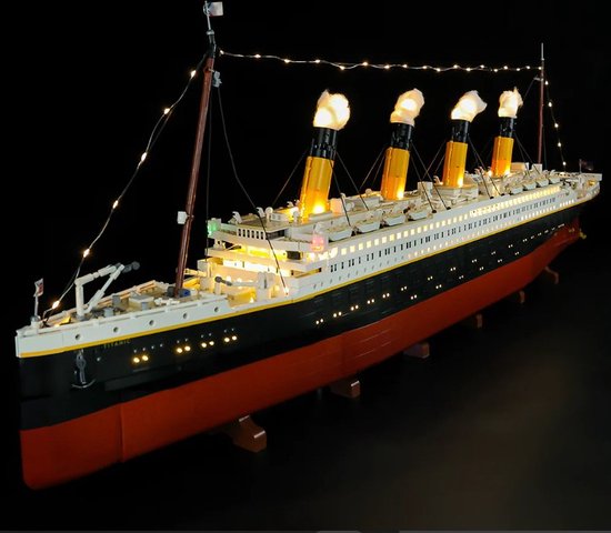 Toys deal - set Siècle des Lumières lego avec télécommande adapté pour  Titanic 10294 | bol.com
