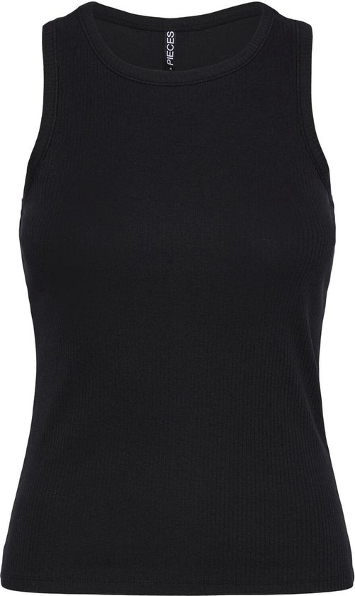 Maglietta Donna Pieces Pieces PCNICCA SS O-NECK NOOS - Basic T-shirt - Black Top Donna Maniche Corte Traspirante Materiale Sostenibile
