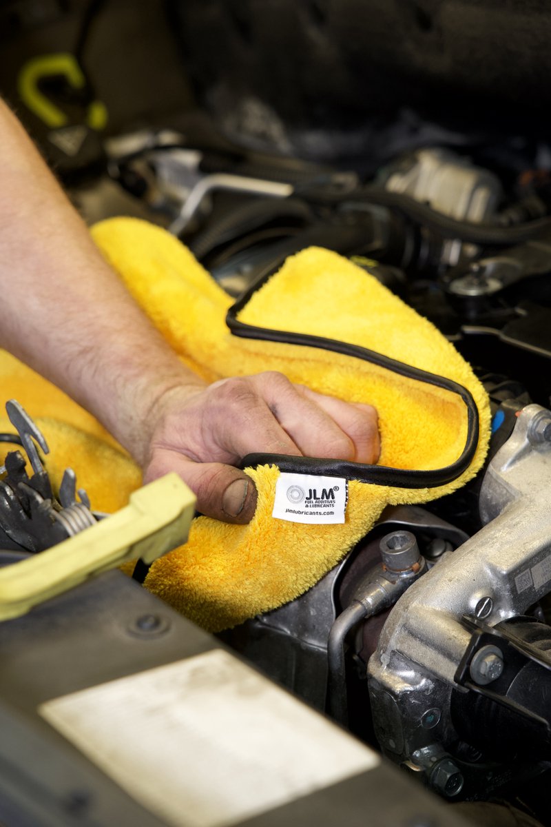 JLM Microvezeldoek - Poetsdoek voor Auto en Keuken - Streeploos en Absorberend - 40x40cm