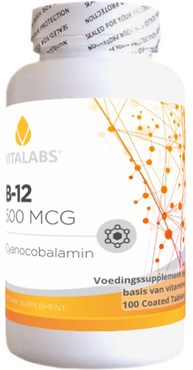 Goedkoopste VitaTabs Vitamine B-12 - 1000 mcg - 100 zuigtabletten - Voedingssupplementen