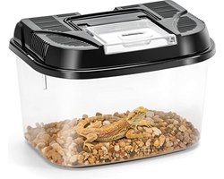 Nobleza Faunabox - Faunarium - Terrarium - Insecten terrarium - Transportbox reptiel - Plastic - Maat S