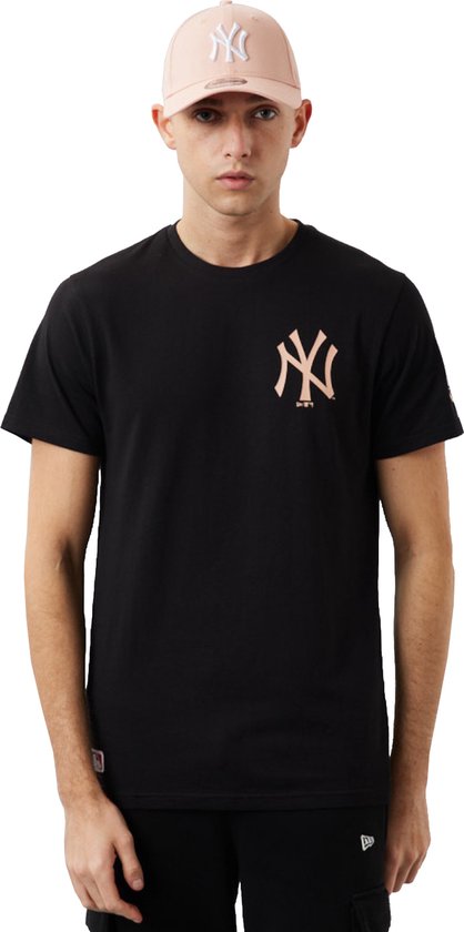 New Era MLB New York Yankees Tee 60284767, Homme, Zwart, T-shirt, Taille : L