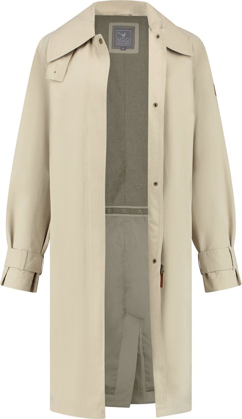 MGO Pippa Dames Trenchcoat - Lange jas vrouwen - Wind- en Waterdicht