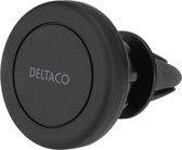 Deltaco Supports pour voiture Magnétique Ajustable pour Smartphones - Fixation grille de ventilation - universel - Zwart