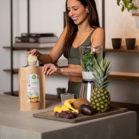 Ekopura Natural Vegan Protein Vanille - Plantaardig Eiwitpoeder, Duurzaam Geproduceerd - 500 gram — afbeelding 4