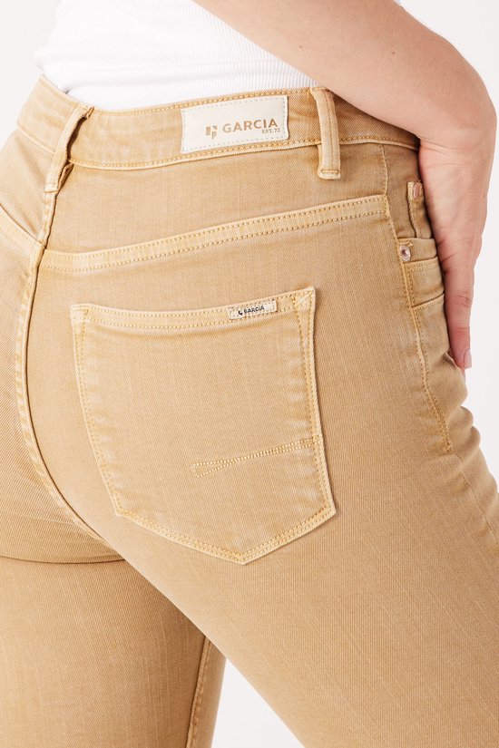 GARCIA Celia Dames Skinny Fit Jeans Bruin - Maat W28 X L30 | bol.com