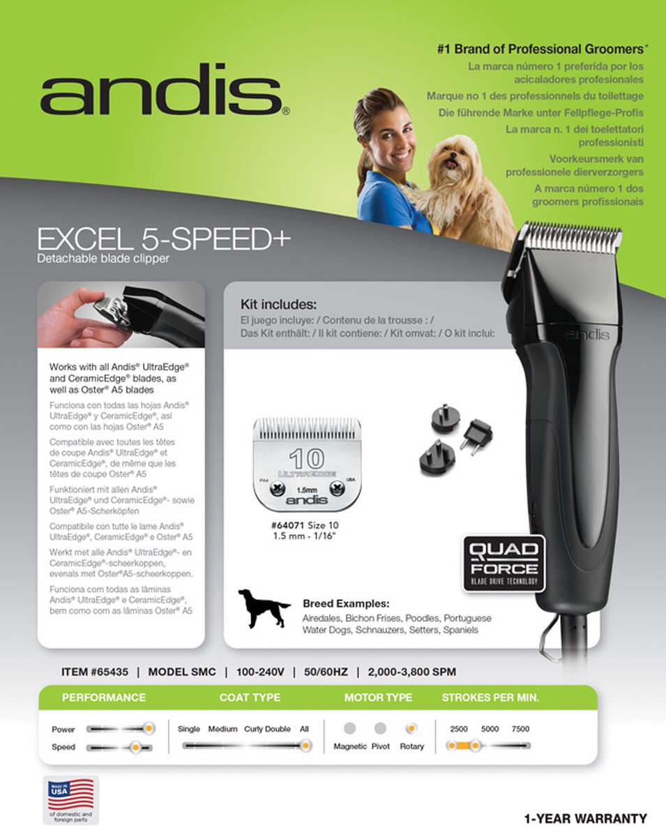 Andis excel 5 speed clipper online