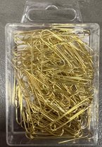 Paperclips Goud - 100 stuks - Goude Paperclips - Paperclips - 28 mm - Harde Blisterverpakking