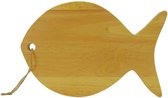 Houten plank visvorm 23x33 cm - fairtrade