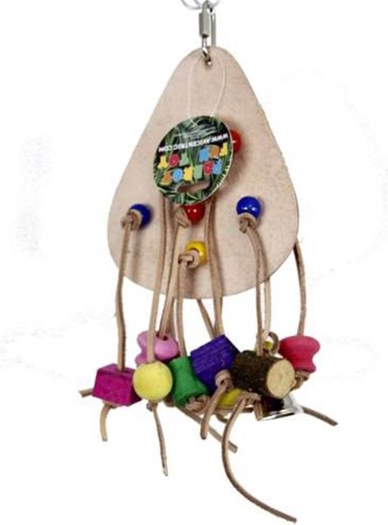 Bird Crazy Leather Toy