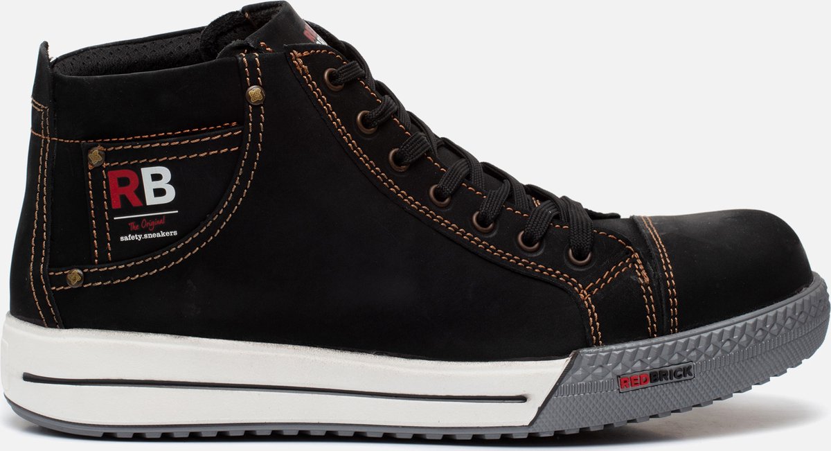 Redbrick Gold Werkschoenen - Hoog model - S3 - Maat 48 - Zwart / Goud