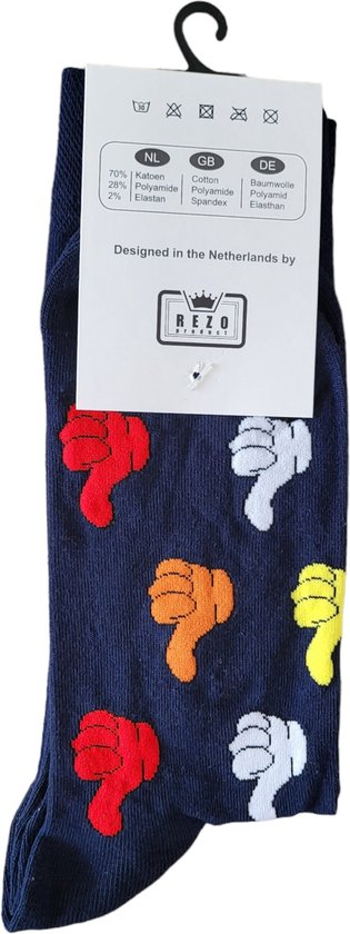 Verjaardag cadeau - Duim sokken - Goed zo - vrolijke sokken - valentijn  cadeau -... | bol.