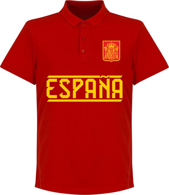 Polo équipe d'Espagne - Rouge - XL