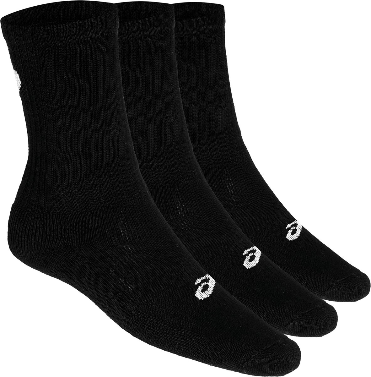 Asics Crew Sportsokken Unisex Zwart