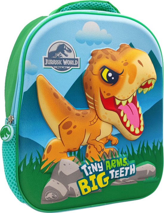 Jurassic World 3D Rugzak, Big Teeth - 32 x 26 x 10 cm - EVA polyester