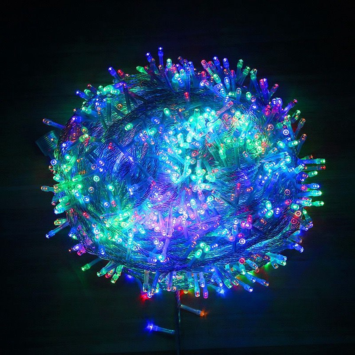 Lichtsnoer 100 LED Multicolor • LED • 10 Meter • Koppelbaar • Sfeerverlichting • Kerstverlichting • Kerstlampjes • Kerst LED • Strip Kerst 100 LED's • Kerst - Merkloos