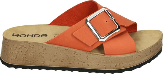 Rohde 6210 - Dames slippers - Kleur: Oranje - Maat: 37