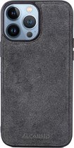 iPhone Alcantara Case With MagSafe Magnet - Space Grey iPhone 12 - iPhone 12 Pro