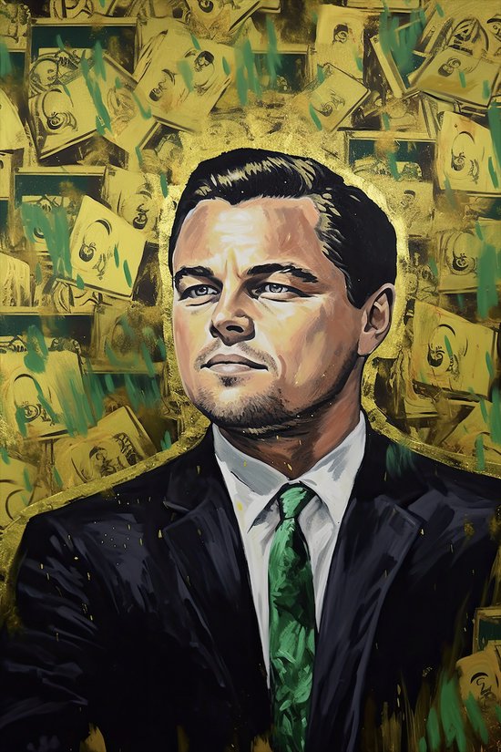The Wolf of Wallstreet Poster - Leonardo DiCaprio - Jordan Belfort - Hoge Kwaliteit