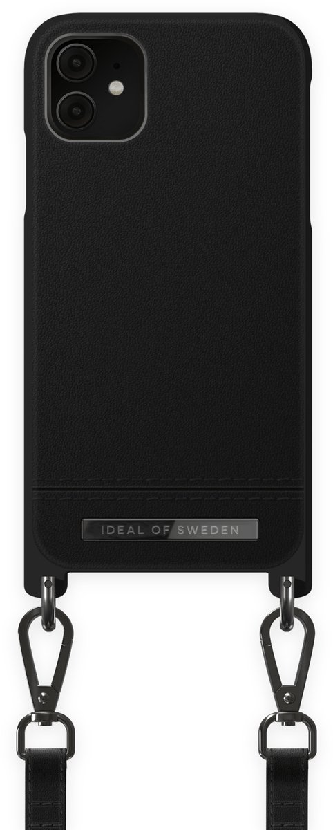 iDeal of Sweden Phone Necklace Case voor iPhone 11/XR Onyx Black